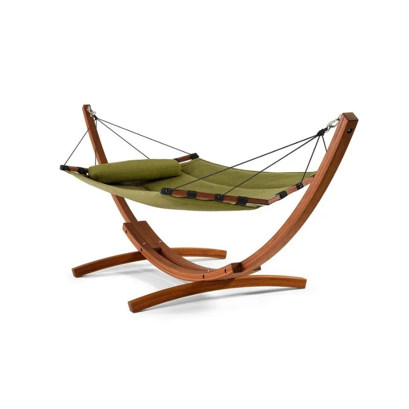 2026 Wholesale Designer Family Portable Free-standing Outdoor Camping Hammock Swing Bed Foldable Hanging Beds Crooked Stick For
