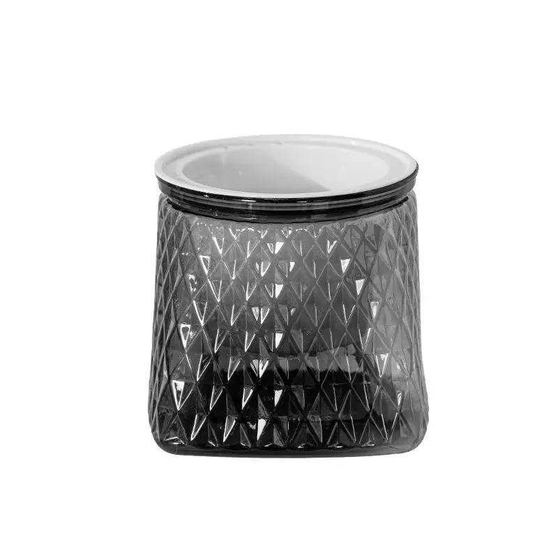 Dual Use Transparent Plastic Self Watering Mini Flower Pot Fish Tank Home Plant Decor Planter Vase