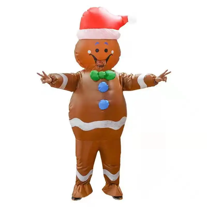 Halloween Santa Claus Inflatable Clothing Snowman Riding Elk Inflatable Costume Carnival Christmas Tree Children's Day Costumes