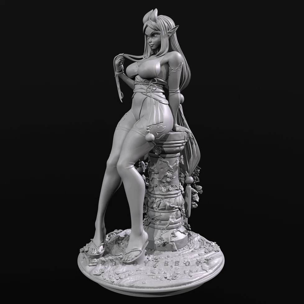 The height of man 38mm 50mm 75mm 90mm  Resin model kits figure beauty colorless and self-assembled 3D Printing TD-7172/3D