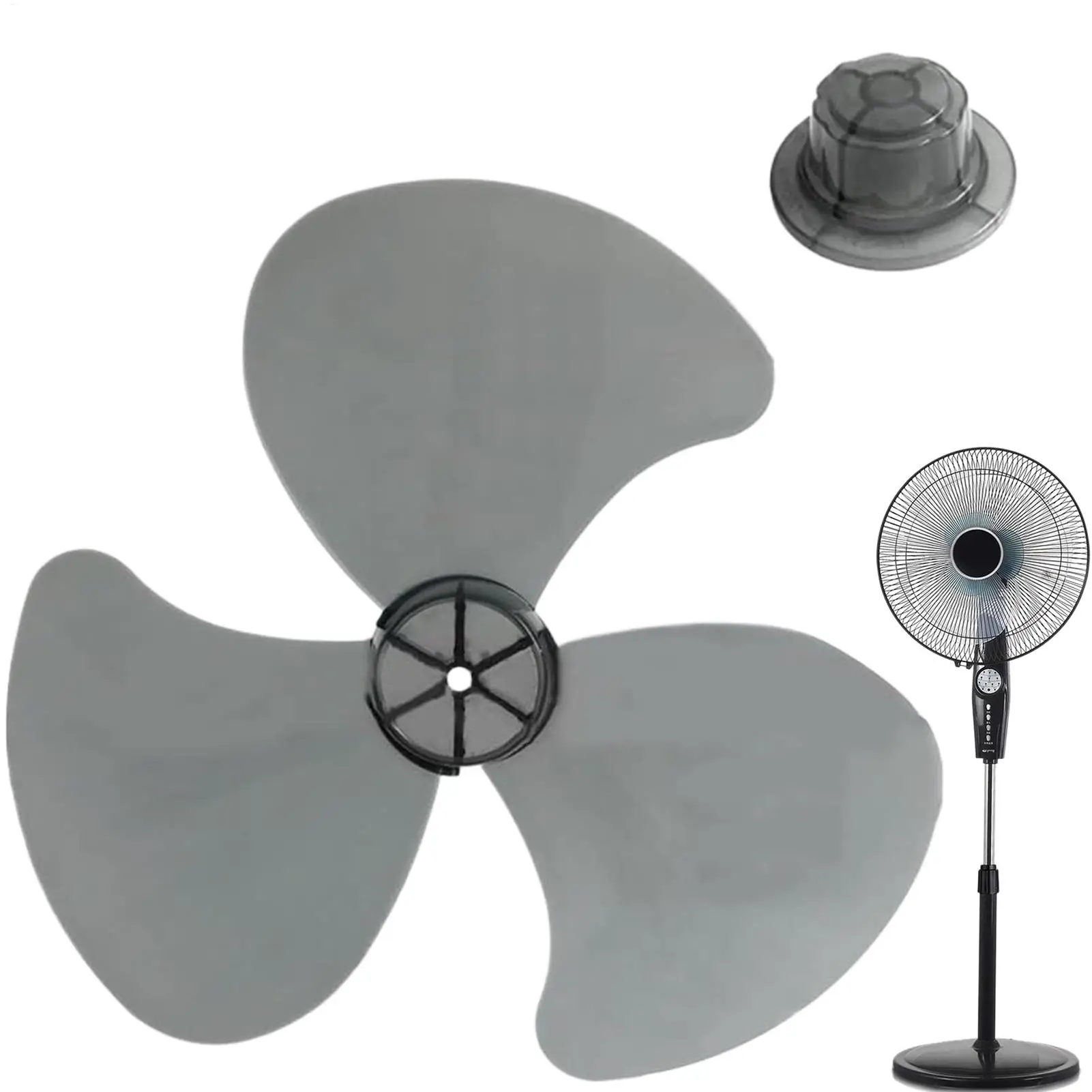 Lüfterpropeller Kühlventilator-Teile 3-Blatt-Lüfterpropeller für Zuhause Haushalt Innenbereich Schlafzimmer Außenbereich Decke Standventilator