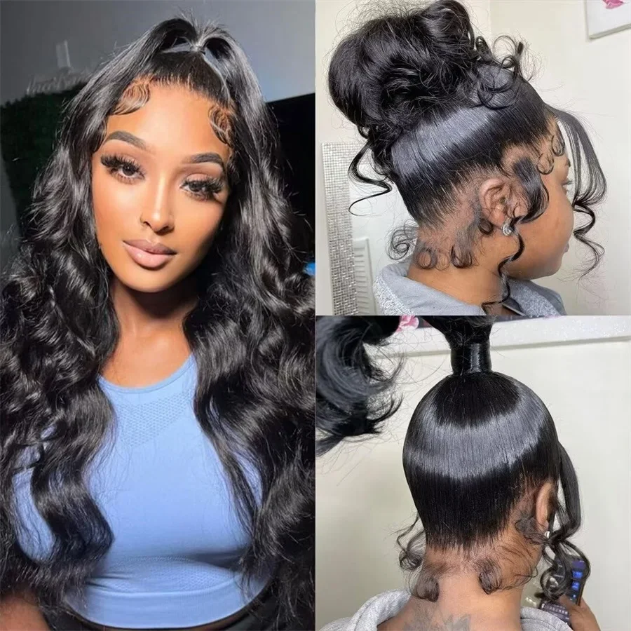 

360 Full HD Lace Front Wig Natural Color Body Wave Lace Front Human Hair Wigs Bling Brazilian Human Hair Lace Frontal Wig