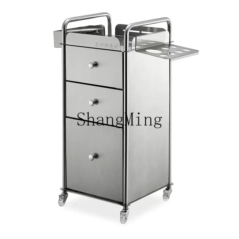 SM Especial para salão de cabeleireiro, armário de ferramentas Armário de barbeiro multifuncional Armário de carrinho de salão de beleza