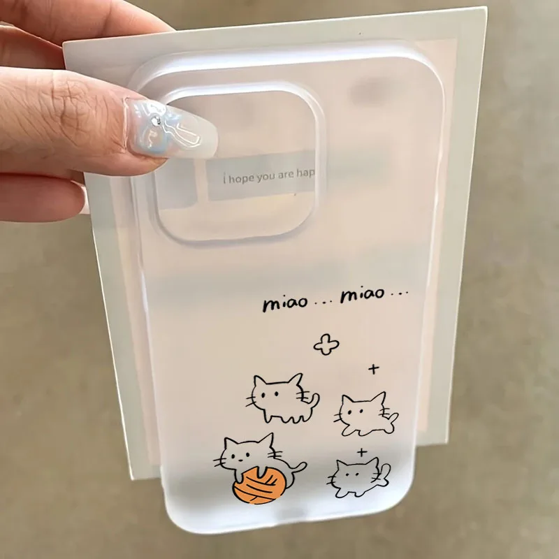 Чехол для телефона с милым черным котом для iPhone 16 Pro Max XS X XR 15 14 13 12 11 Mini 7 8 Plus SE2, полупрозрачный мягкий чехол Funda Чехол для телефона с милым черным котом для iPhone 16 Pro Max XS X XR 15 14 13 12 11 Mini 7 8 Plus SE2, полупрозрачный мягкий чехол Funda
