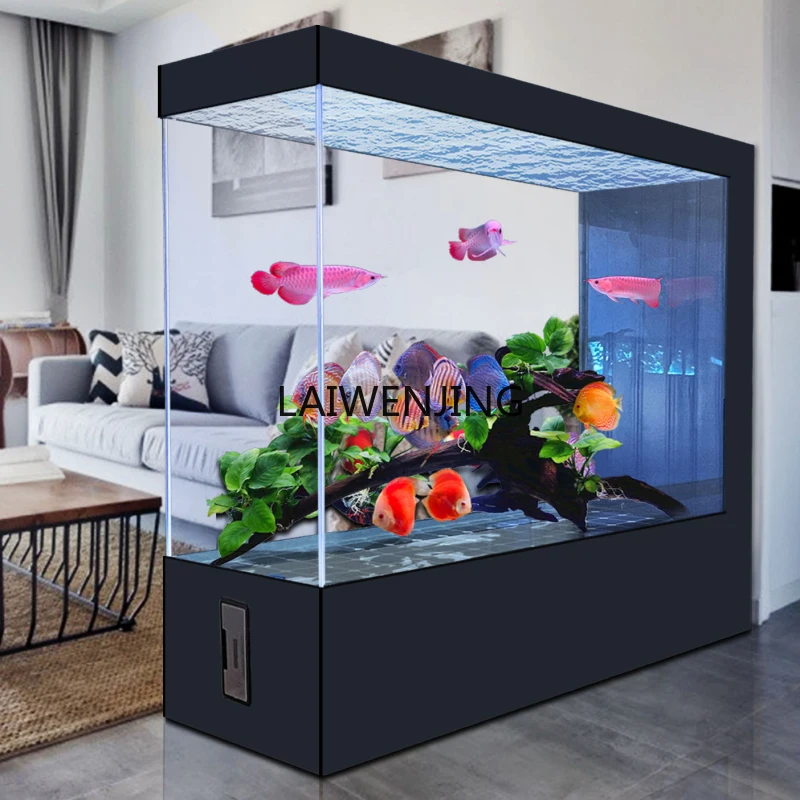 LYN fish tank living room floor-to-ceiling ecological partition entrance water-free modern large fish tank