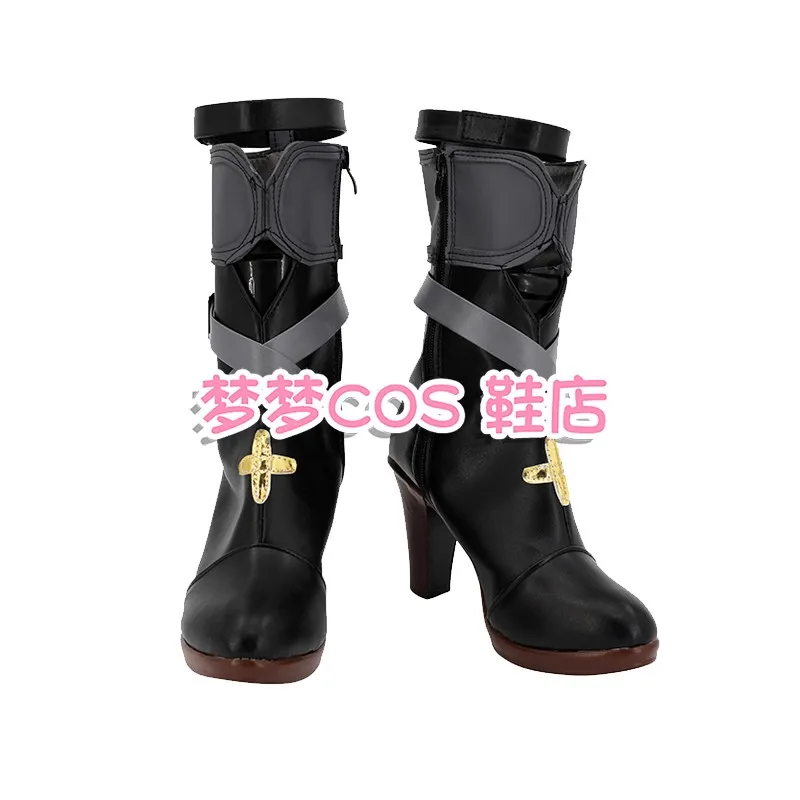 Jeu Wuthering Waves Danjin Cosplay chaussures Danjin chaussures femmes Halloween fête