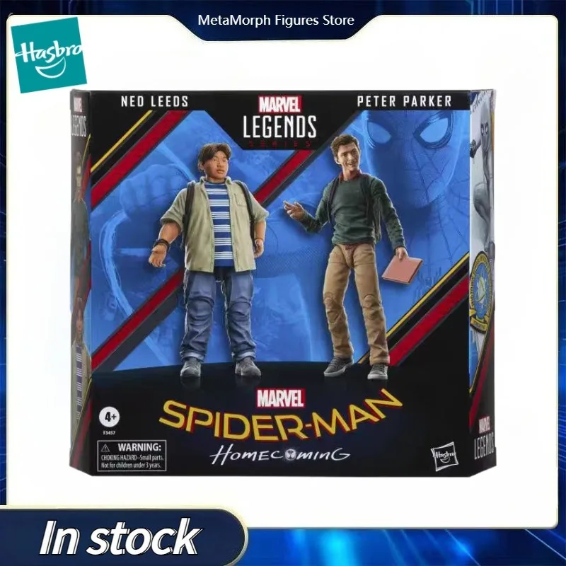 

Original Hasbro Marvel Legends Series Spider-Man Peter Parker Ned Leeds Anime Figure Toy Collection Model
