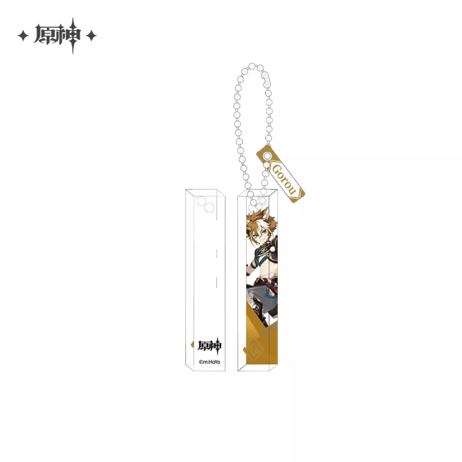 Anime Cosplay Diy Accessories Game Genshin Impact Theme Pendant Xinyan Kazuha Diluc Gorou Yoimiya Acrylic Keychain Metal Chain