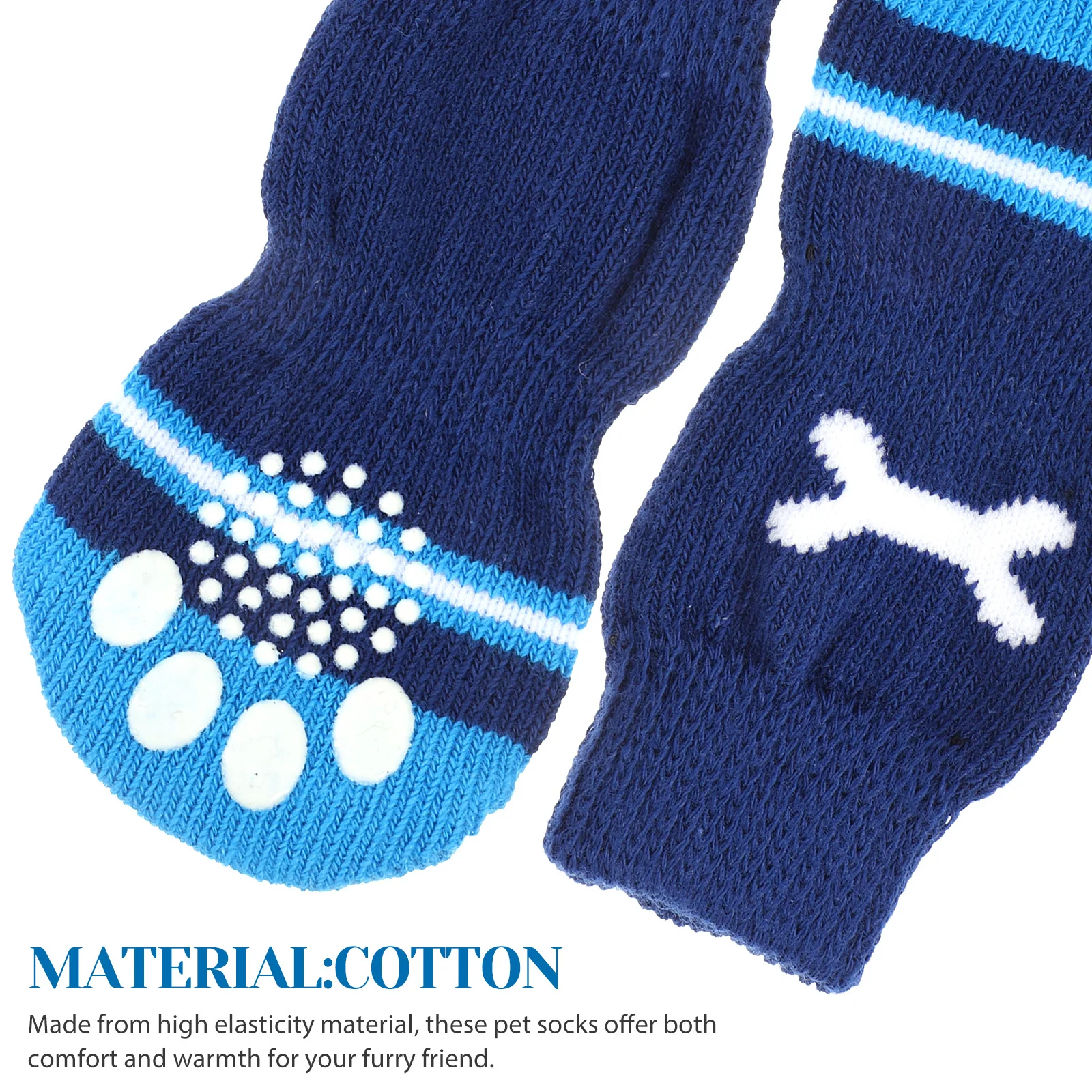 2Pairs المضادة للانزلاق الكلب الجوارب القطنية الحيوانات الأليفة الجوارب نونسليب وحيد الكلاب الصغيرة القلطي باو حماة تنفس لينة جرو اكسسوارات