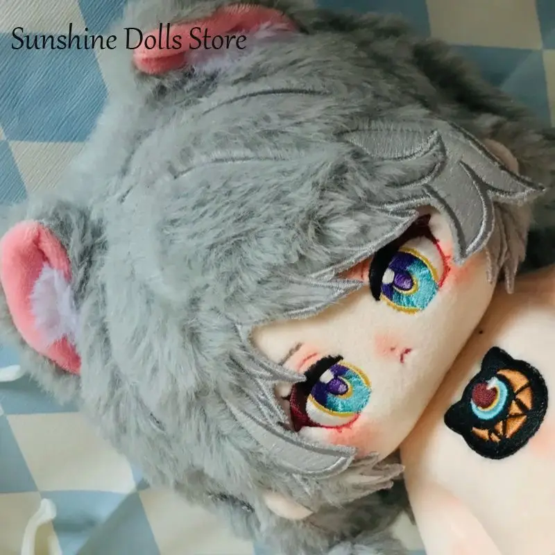 

Honkai：Star Rail Cipher Anime Plush Doll Kawaii Cat Ear Stuffed Body Dress Up Clothes Cotton Plushies Figures Xmas Gift 20cm
