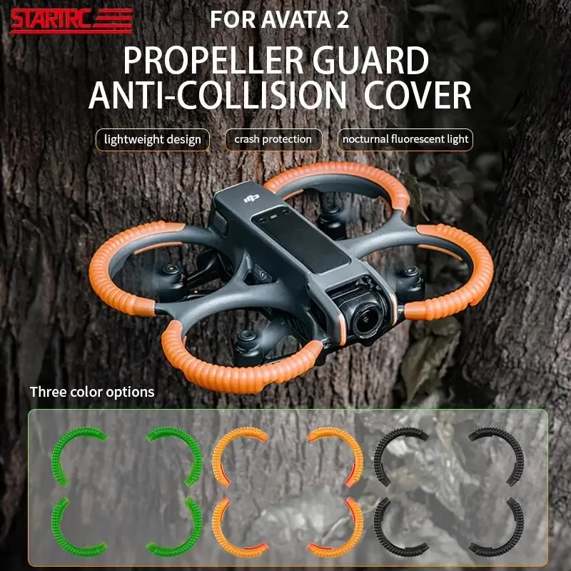 Protective Guard for DJI AVATA 2 Drone Protector Full Ring Propellers Bumper Props Anti-Collision Injury Prevention for Avata 2