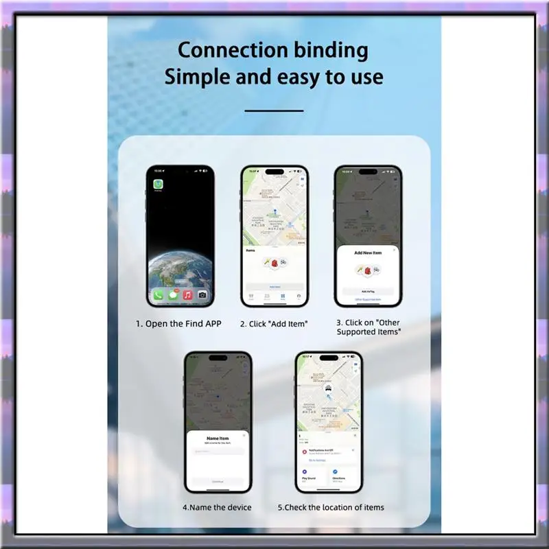 Hot Sale Ultra Slim Tracking Card Wallet Anti-Loss Card For  Find My Ultra Thin Tracker