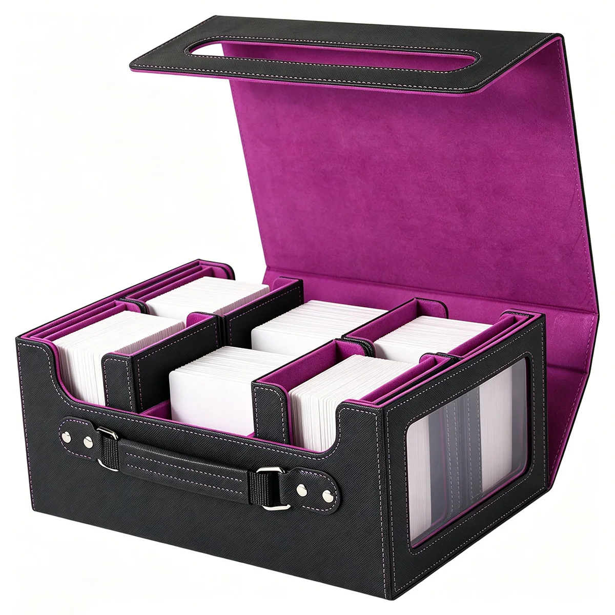 DIY accessory storage box, with a transparent window on the side of the box that allows you to view the inside without opening