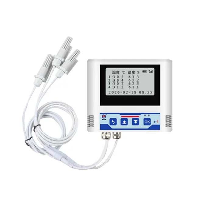 Registrador de datos multicanal Wifi, Sensor de temperatura y humedad inalámbrico