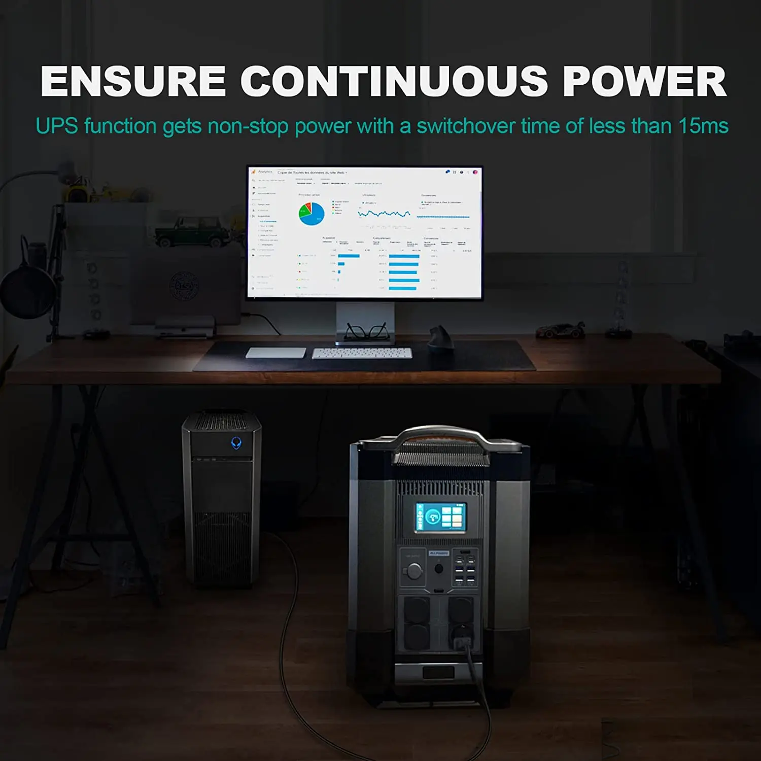 Allpowers-発電所、ポータブル発電機、停電、旅行、UPS用の拡張可能なバッテリー、r4000 lifepo4、3600wh