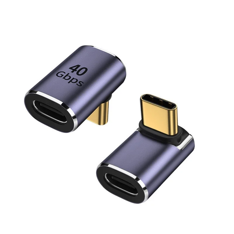 Tipo-c 8k 60hz conector de carregador macho para fêmea usb 4.0 pd 100w adaptador de cabo de extensão otg para telefone portátil pc 40gbps adaptador