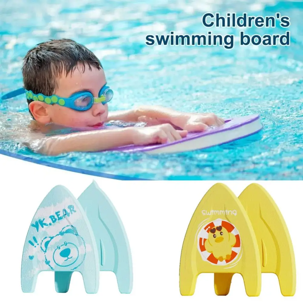 

Training Aids Kids Swimming Kickboard Floating Plate Lightweight EVA Swimming Board Easy Learning Funny Cartoon Plate Surf