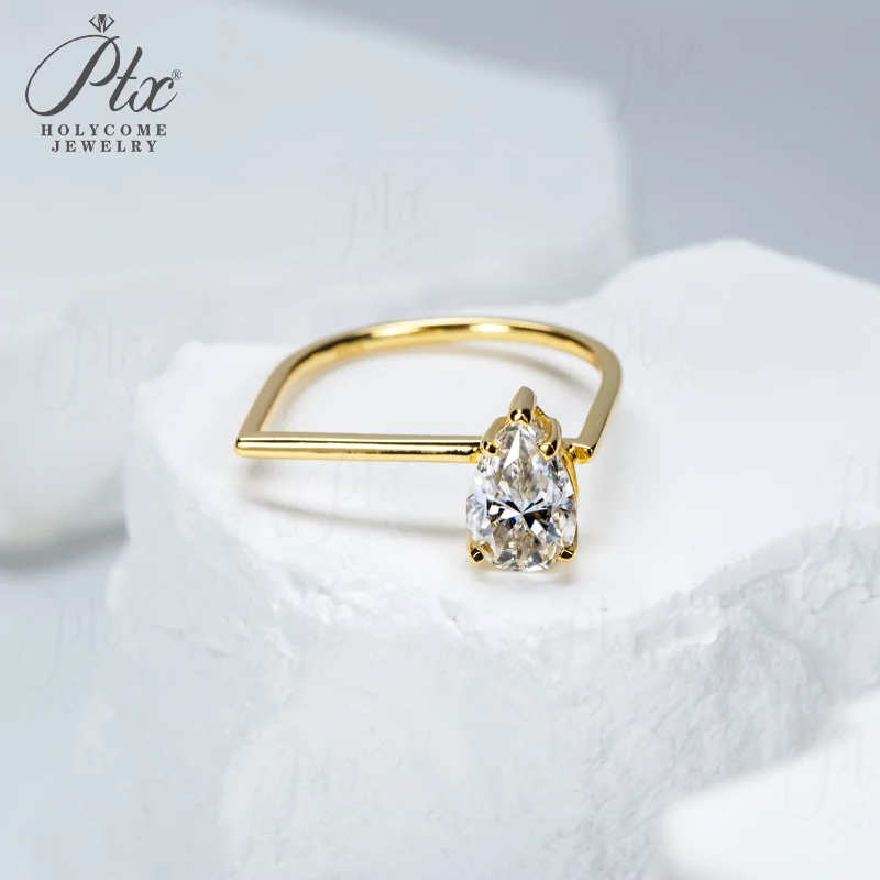 Ring Set Moissanite Lab Sapphire Combination Rings 925 Silver VVS1 Irregular Rings for Women Hypoallergenic Perfect Gift