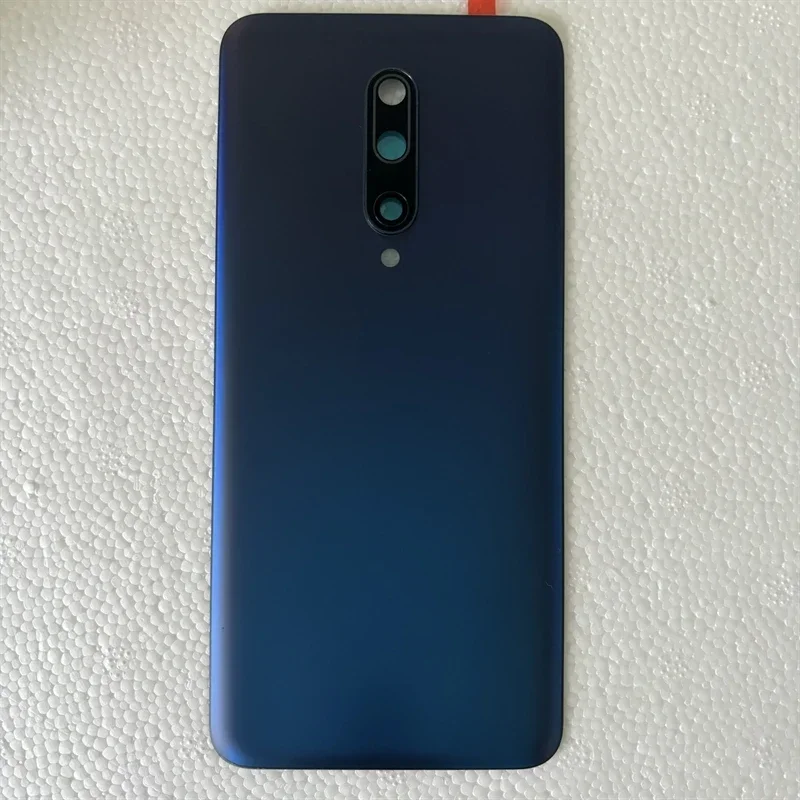 

Стекло для Oneplus 7 Pro, задняя крышка батарейного отсека, задний корпус, запасные части с объективом камеры