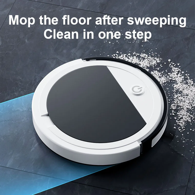 Powerful suction sweeping robot, suitable for hard floors/low plush carpets/pet hair sweeping robots, scheduled cleaning