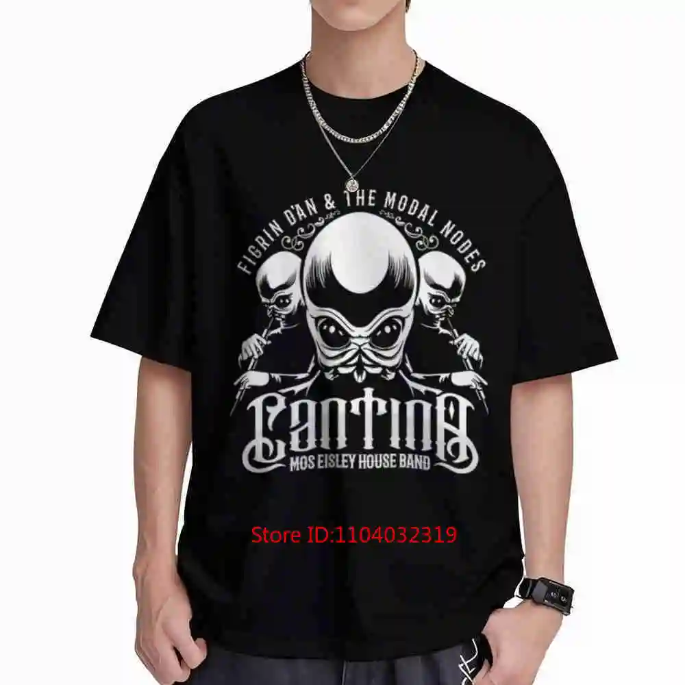 Mos Eisley House Band Figrin Dan Tatooine Short Sleeve Tee 100% Cotton T-Shirt