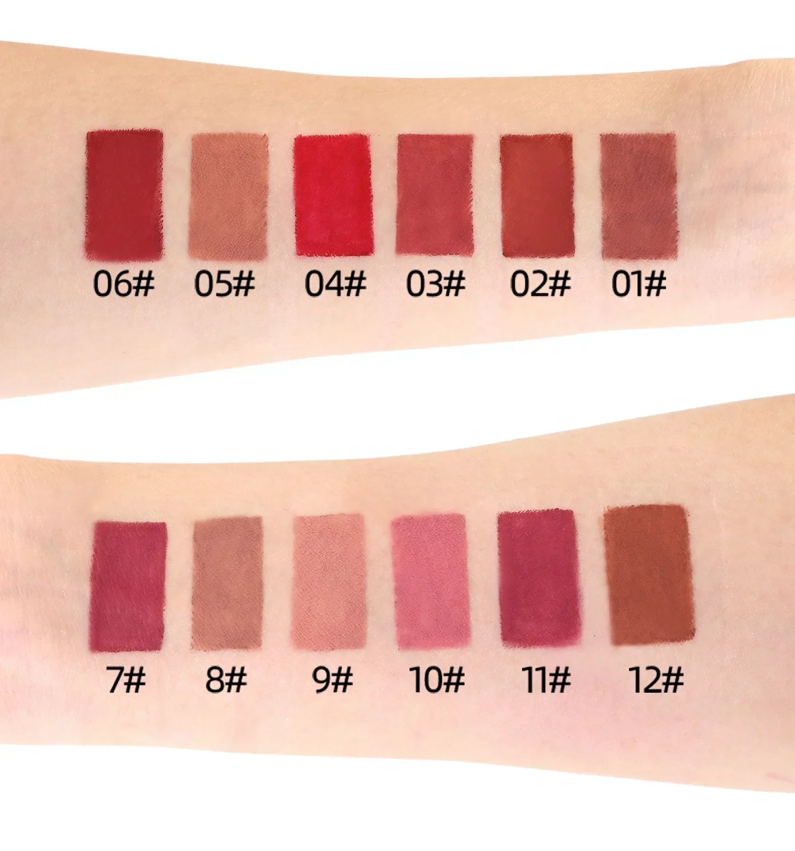 12 Farben Matte Lip Liner Lippenstift Stift Langlebig Antihaft Tasse Wasserdicht Glatte Weiche Samt Lipliner Bleistift Make-Up Kosmetik