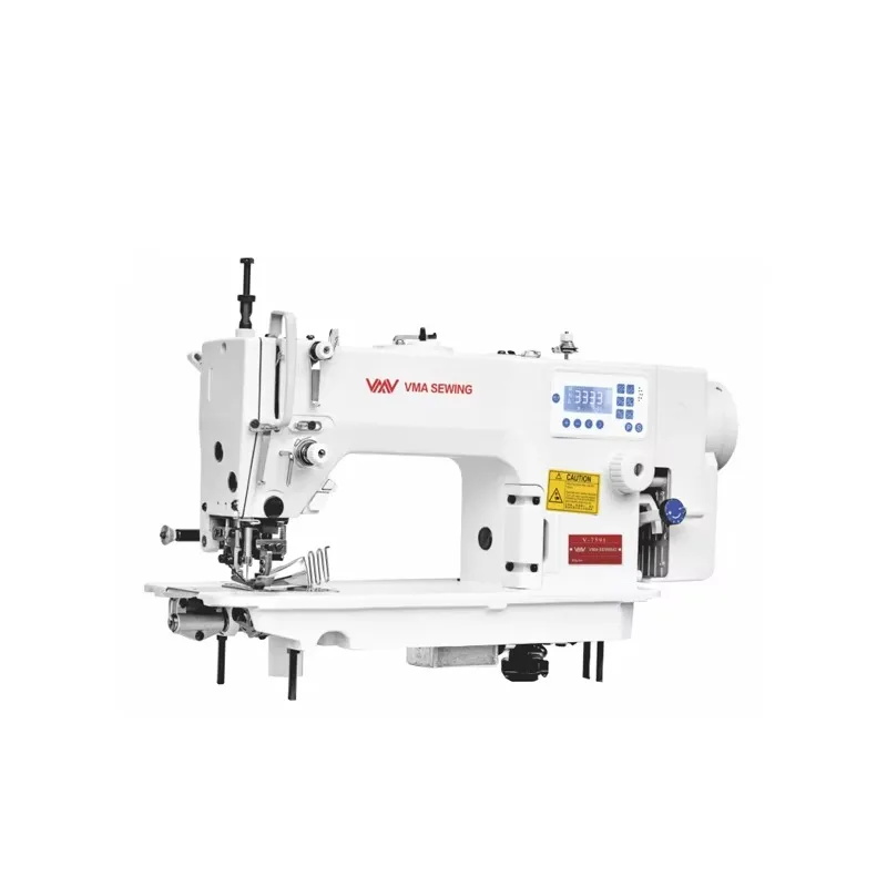 

VMA Straight Stitch Flat Bed Upper Differential With Edge Cutter And Folder Single stitch Sewing Machine