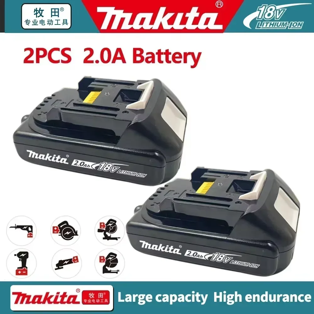 

100% original makita Battery 6AH 2AH t LXT BL1860B BL1860 BL1850 BL1830 DHP482RFX9 BL1815 LXT400 makita 18v battery original