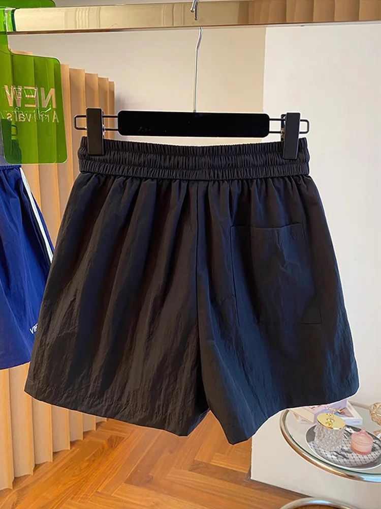 

plus Size Qui Dry Sports orts Women's Loose Casual Wide Leg Pants High Waist Summer Trousers Comfortable Breathable