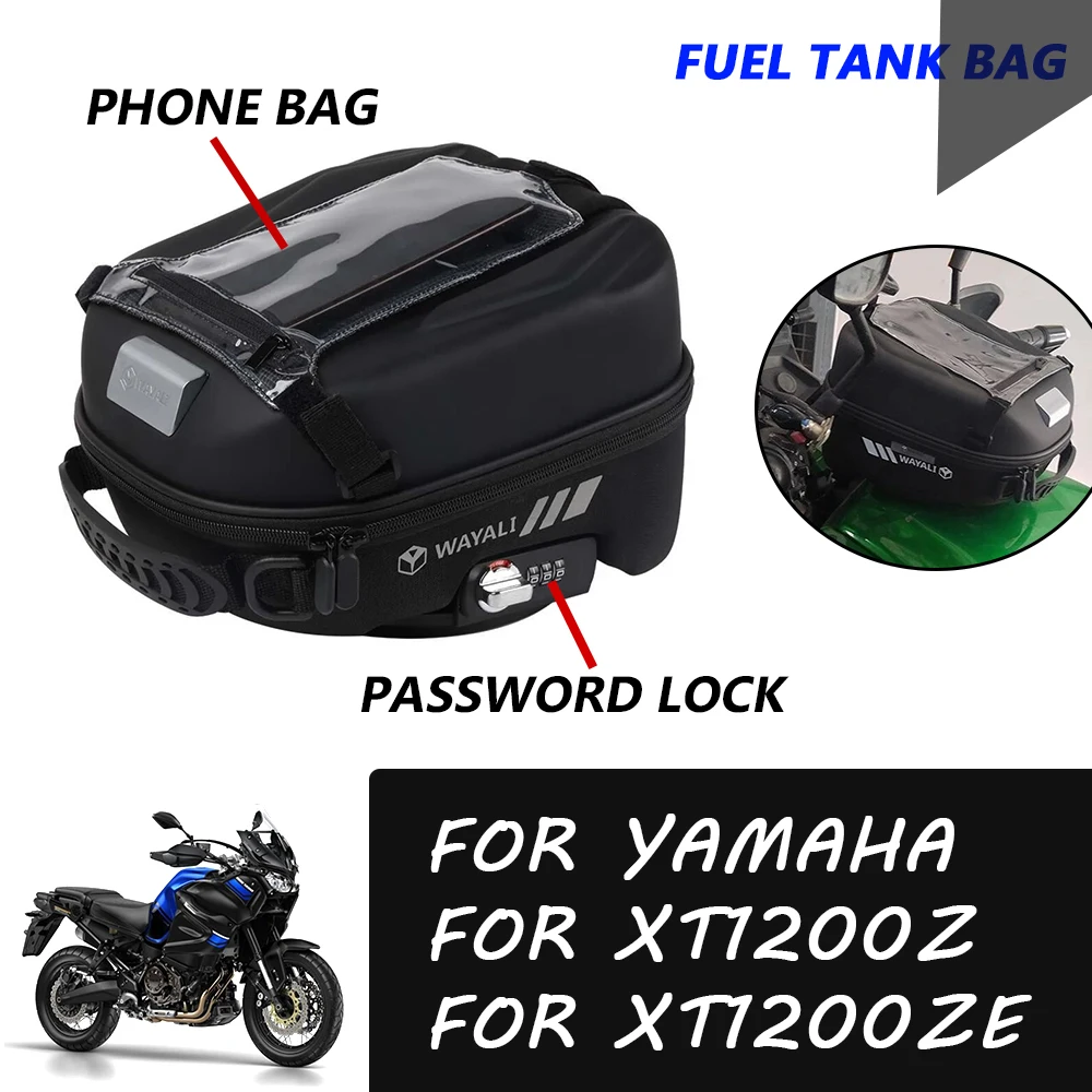 

For Yamaha XTZ 1200 XT-1200Z 1200ZE XT1200ZE XT1200Z Super Tenere Accessories Travel Bag Fuel Tank Bag Tanklock Luggage Bag