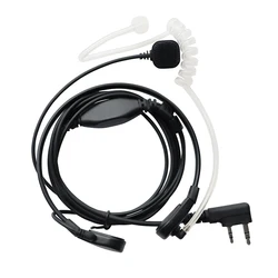 Throat Microphone Baofeng Radio UV-5R DM-1701 Mic PTT Earpiece Headset for Quansheng UVK5 UVK58 Walkie Talkie Throat HeadphoneS