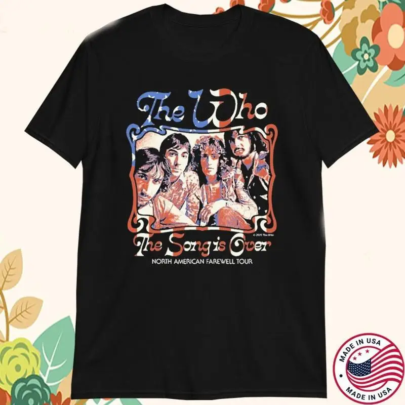 

Футболка «Кто, песня над Северной Америкой, прощальный тур 2000, размер S-5XL