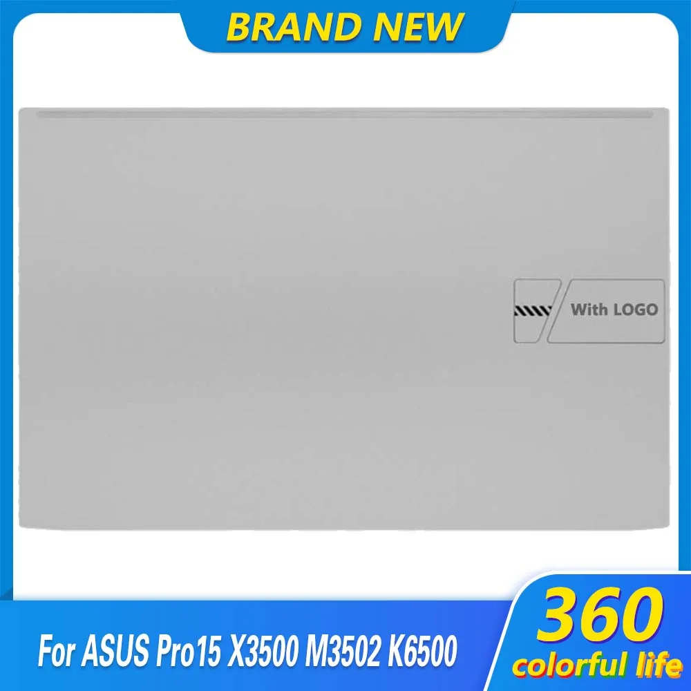 

Original New Top Case For ASUS Pro15 X3500 M3502 K6500 Laptop LCD Back Cover Rear Lid topcase Silver 15.6 Inch