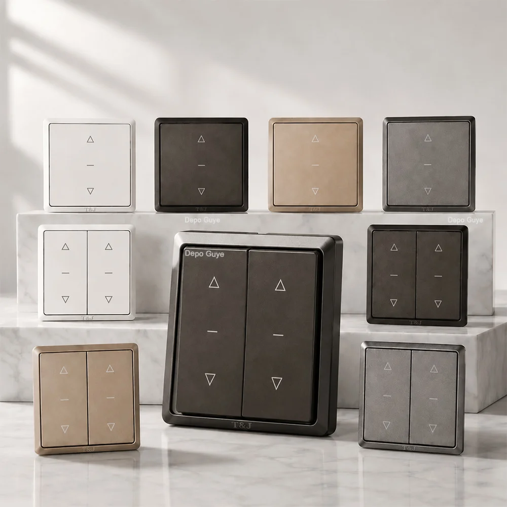 curtain-push-button-switch-eu-plastic-frame-motorized-roller-blinds-shutter-wall-switch-automatic-rebound-reset-switch