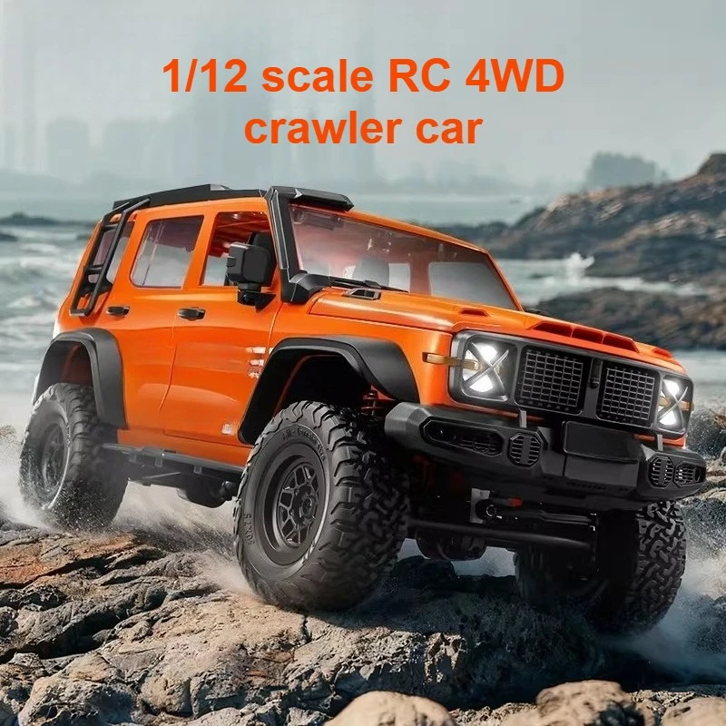New 1/12 Scale RC MN-300 Crawler Car Model 2.4G Remote Control High Speed 4WD with Cool LED Lights Remote Control Toy Car