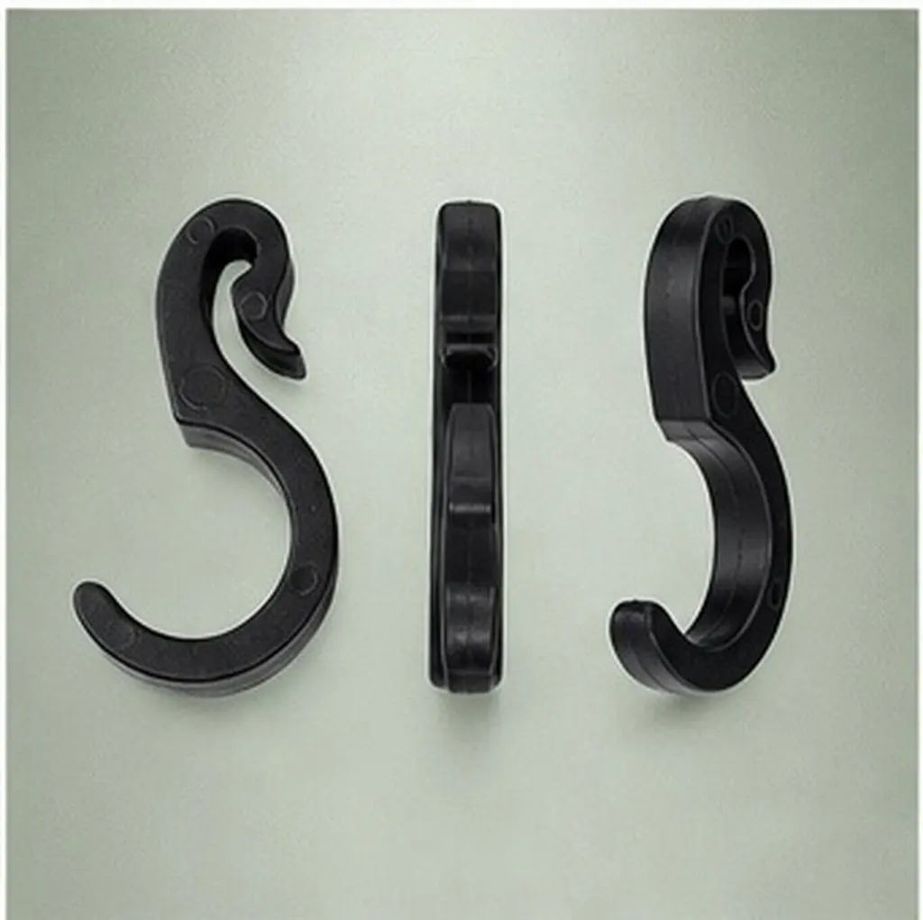 50Pcs Water Buckle Garden Hose Clips Pe Pipe Clamps Fastening Drip Irrigation System Tube Holders Black Multipurpose