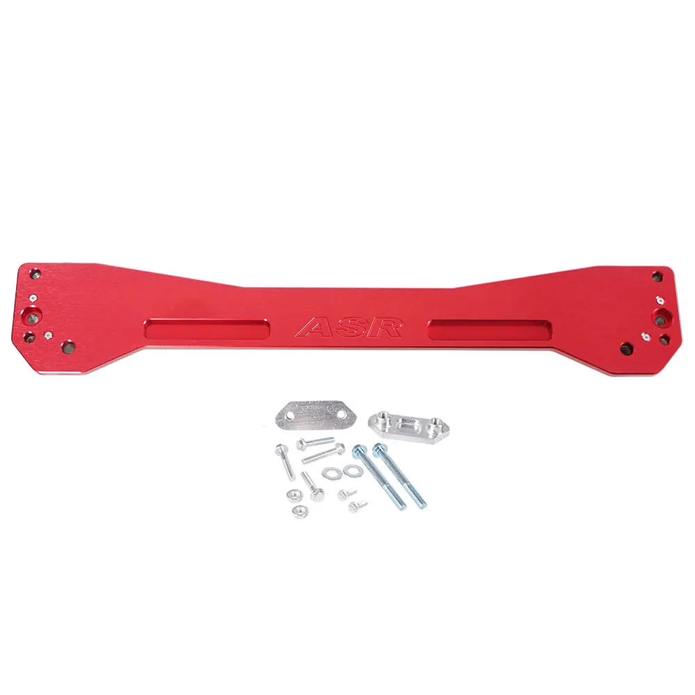 Car Aluminum Rear Subframe Brace SubframCar Aluminum Rear Subframe Bre Reinforcement Brace  With ASR logo For Honda Civic 88-95 