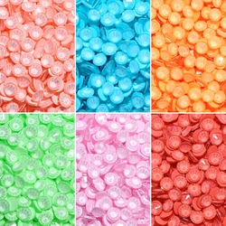 High Quality SS6-SS30 Glitter Neon Glass Flatback Rhinestone Non Hotfix Rhinestone Glitter Crystals For Nail Art Accessories