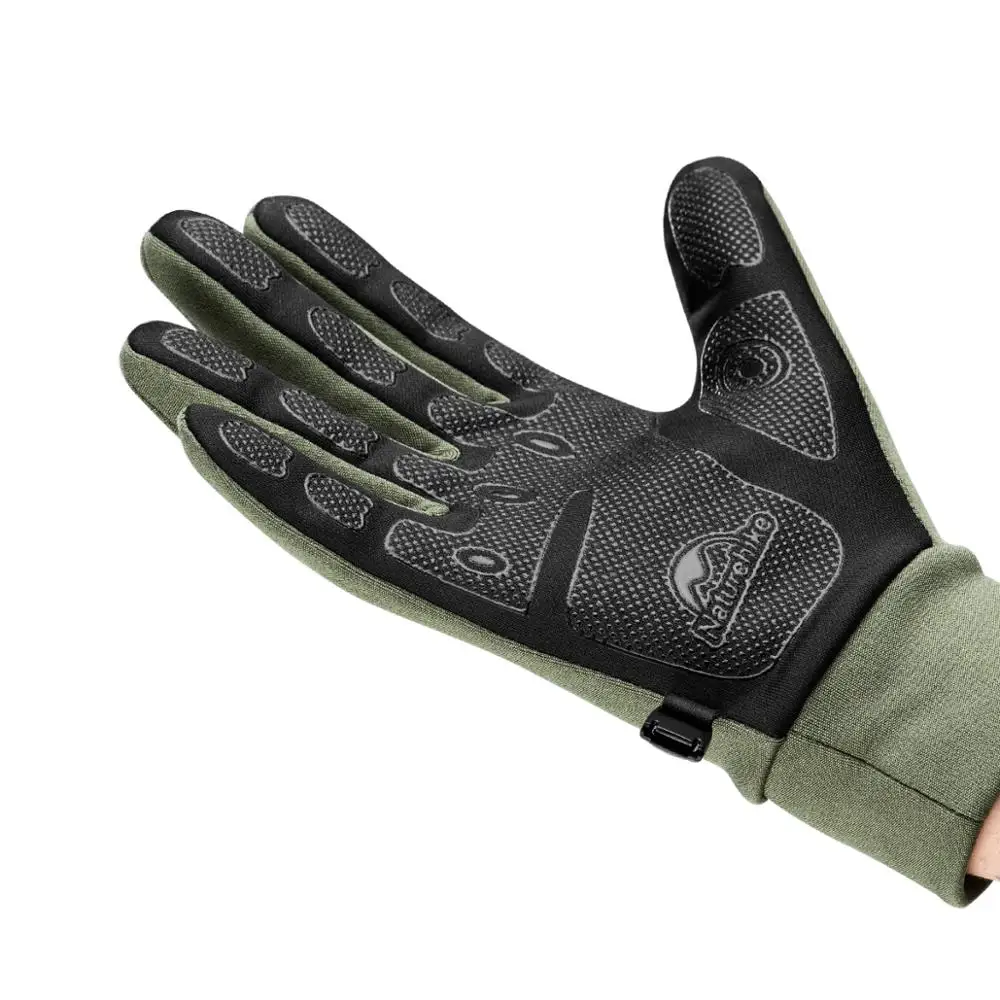 Natureifa-Gants à écran tactile en silicone non ald pour hommes et femmes, sports de plein air, chauds, escalade, cyclisme