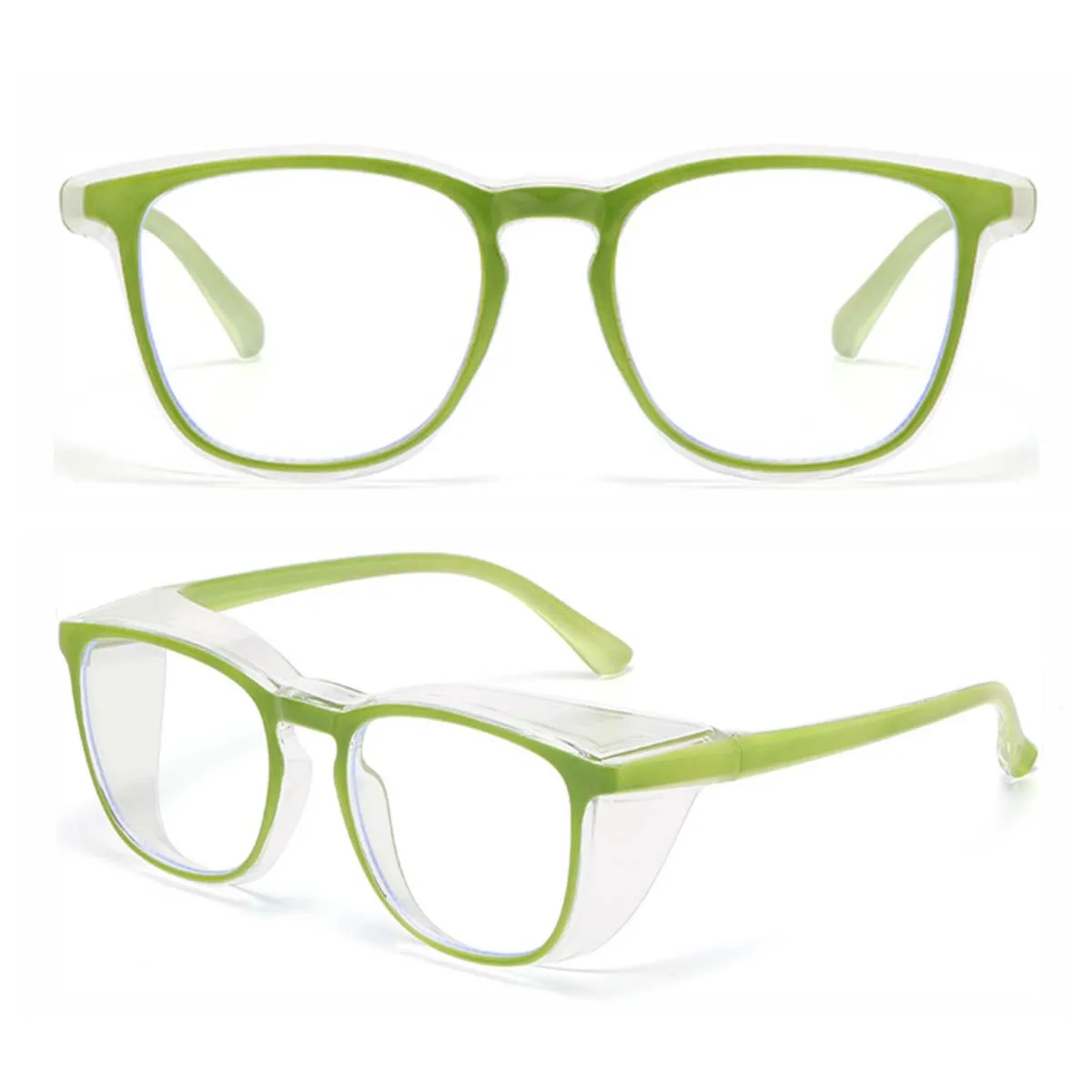 4 قطعة نظارات أمان مضادة للضباب الضوء الأزرق حجب الأشعة فوق البنفسجية حماية مكافحة الغبار نظارات للرجال والنساء نظارات واقية HM9