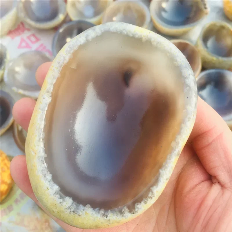 8cm Natural rough Agate stone Raw healing crystal agate1pc