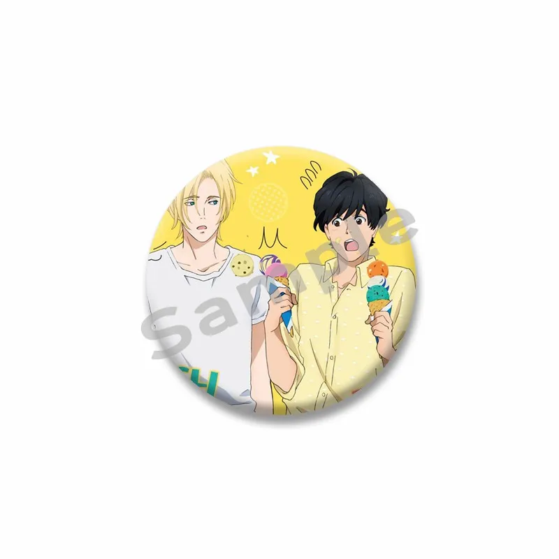 Anime Peripheral Banana Fish Enamel Pin Cartoon Boys Ash Lynx Eiji Okumura Badges on Bag Accessories Jewelry Brooches Toys Gift view 6
