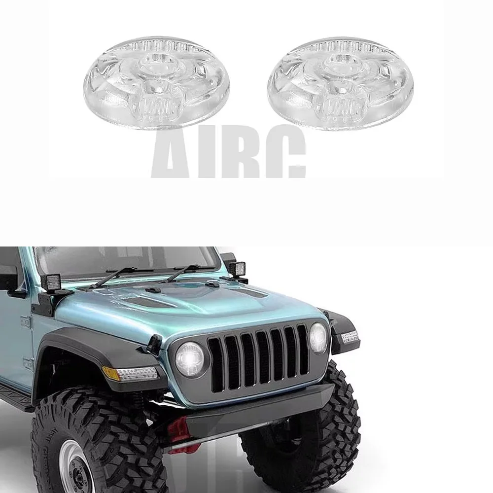 Geeignet für SCX10 III für 1/10 Simulations-Kletterauto AXIAL 900/90047 313mm Wrangler Universelle Scheinwerferabdeckung LED-Lampenhalterung