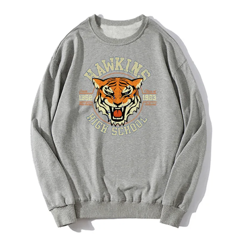 Hoodie For Men Women Hawkins High School Unisex Sweatshirt Cotton Casual Streetwear Sweater