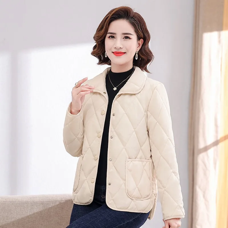 Femme Parka Warm  thin Cotton Jacket Women New Winter CoatQuilted Oversize Clothes Overcoat Female Outerwear