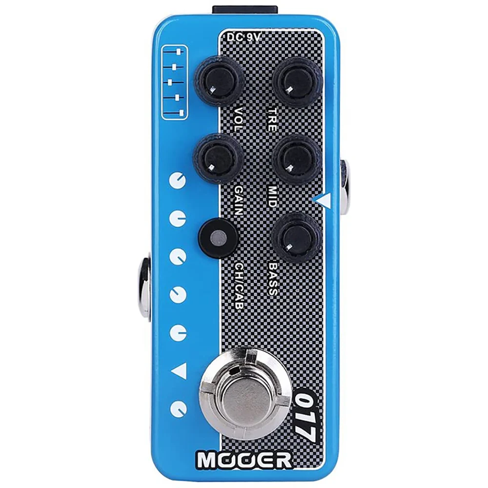 MOOER 017 Cali Mkiv Channels 3 Digital Preamp Guitar Pedal Electric for Guitar Parts Accessories Effector Mixer Synthesizer