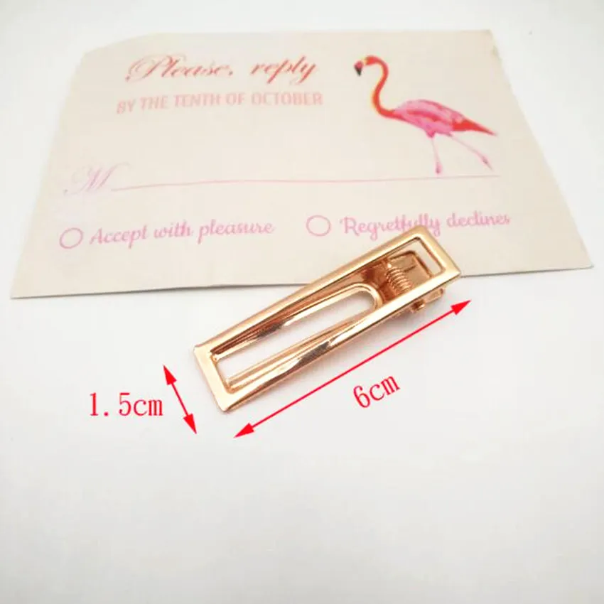 100 Stück Kaninchenkrone Wassertropfen Gold Metall Haarspange Legierung Herz Alligator Haarnadel Haarspangen für DIY Kopfbedeckung Haarschmuck – Detail 23