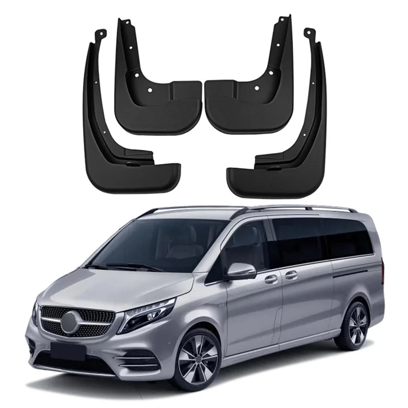 For V Class Sports Extended Edition 2021-2023 Mud Flaps Guard Splash Flap Mudguard Accessories