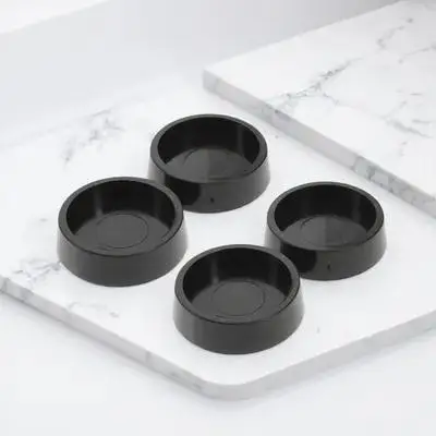 

4 Pack Furniture Wheel Stopper Caster Cup Set Anti Slip Chair Leg Caps Floor Protection Rubber Coasters for Table Chairs