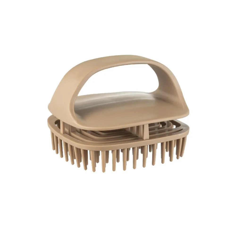 New TPE Shampoo Massager Brush Care Tool 7 Colors Scalp Massage Brush Multifunctional Shampoo Comb Clean Massage